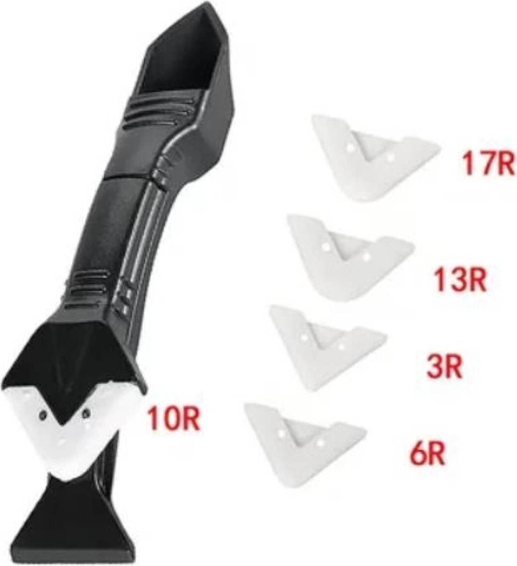 Dolgu Fayans Derz Kazıyıcı - Silikon Çekme Kazıma Aparatı 5 Parçalı