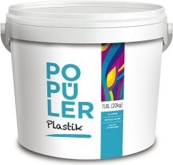 Popüler Plastik Boya 20 kg / 11,7 Lt Beyaz