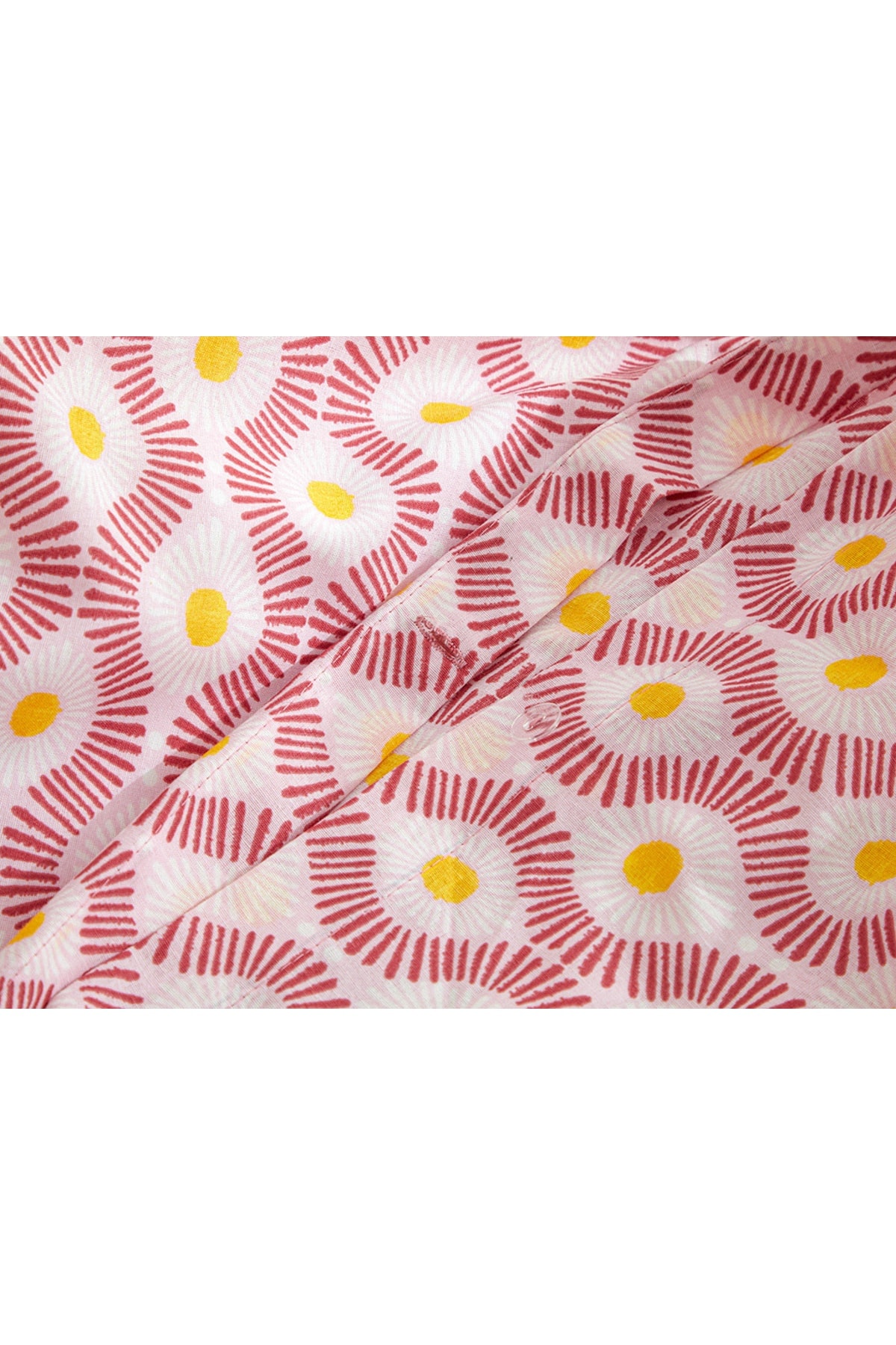 Sunny Side Kolay Ütülenir Tek Kişilik Nevresim 160x220 Cm Pembe