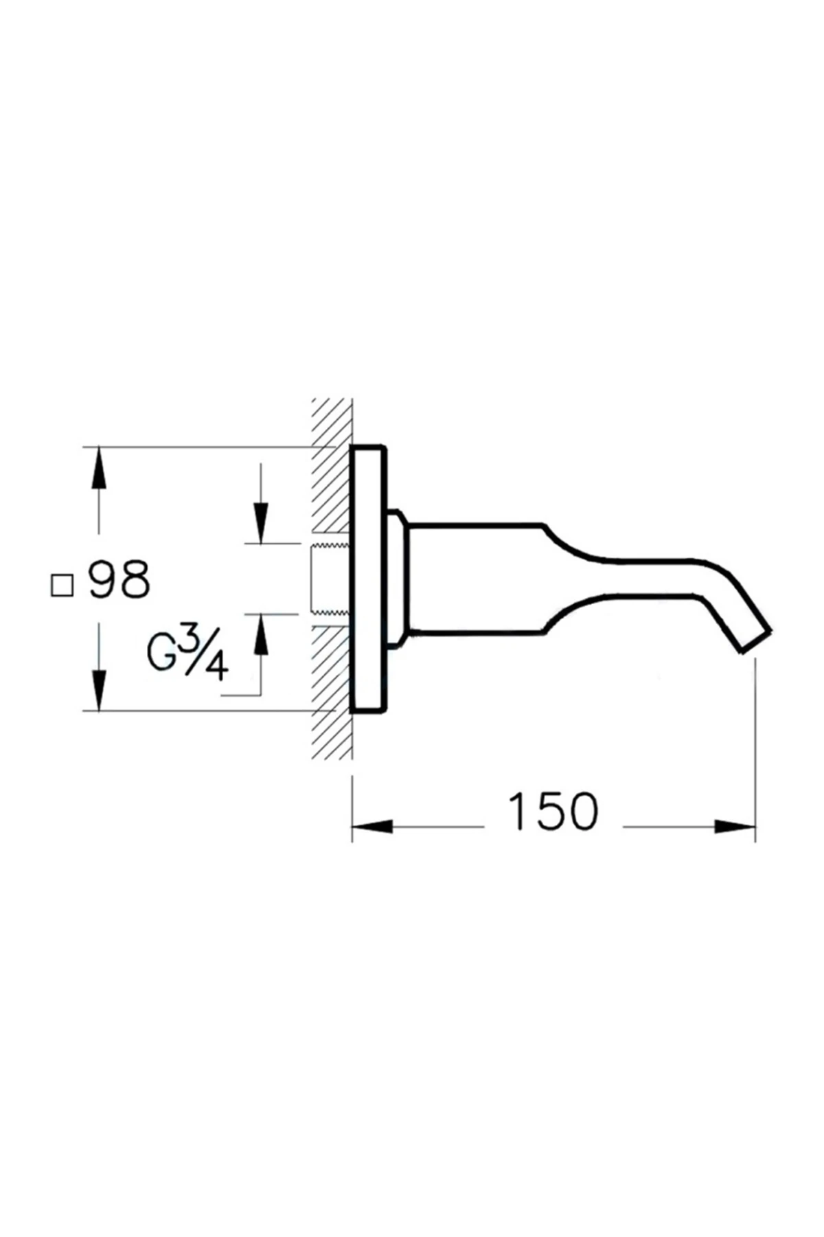 A4249226 Suit U Çıkış Ucu - Bakır