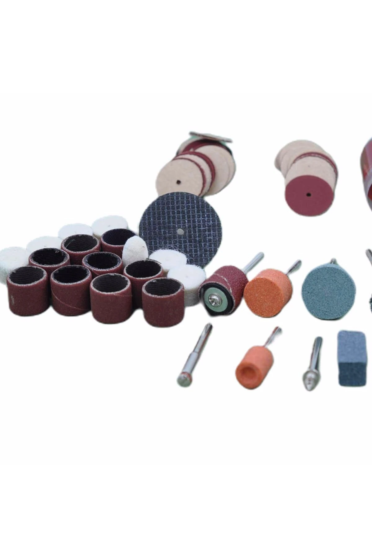 105 Parça Oyma Taşlama Zımpara Fırçalama Dremel Gravür Uç Set Hobi Seti