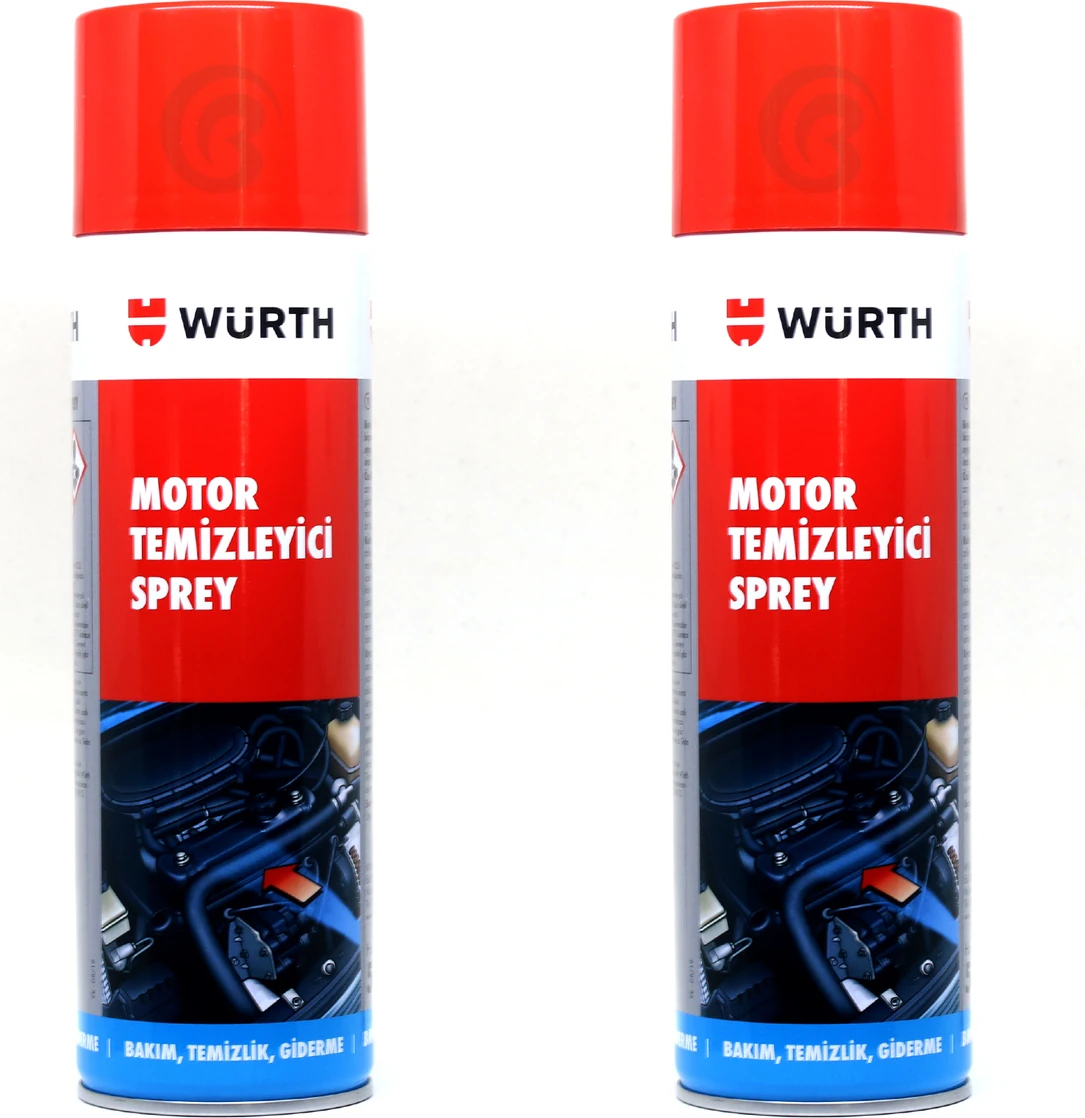 Su Gerektirmeyen Motor Temizleyici Sprey 2×500 ml – Araç, Motosiklet ve Çim Biçme Makinesi için Pratik Çok Amaçlı Temizlik