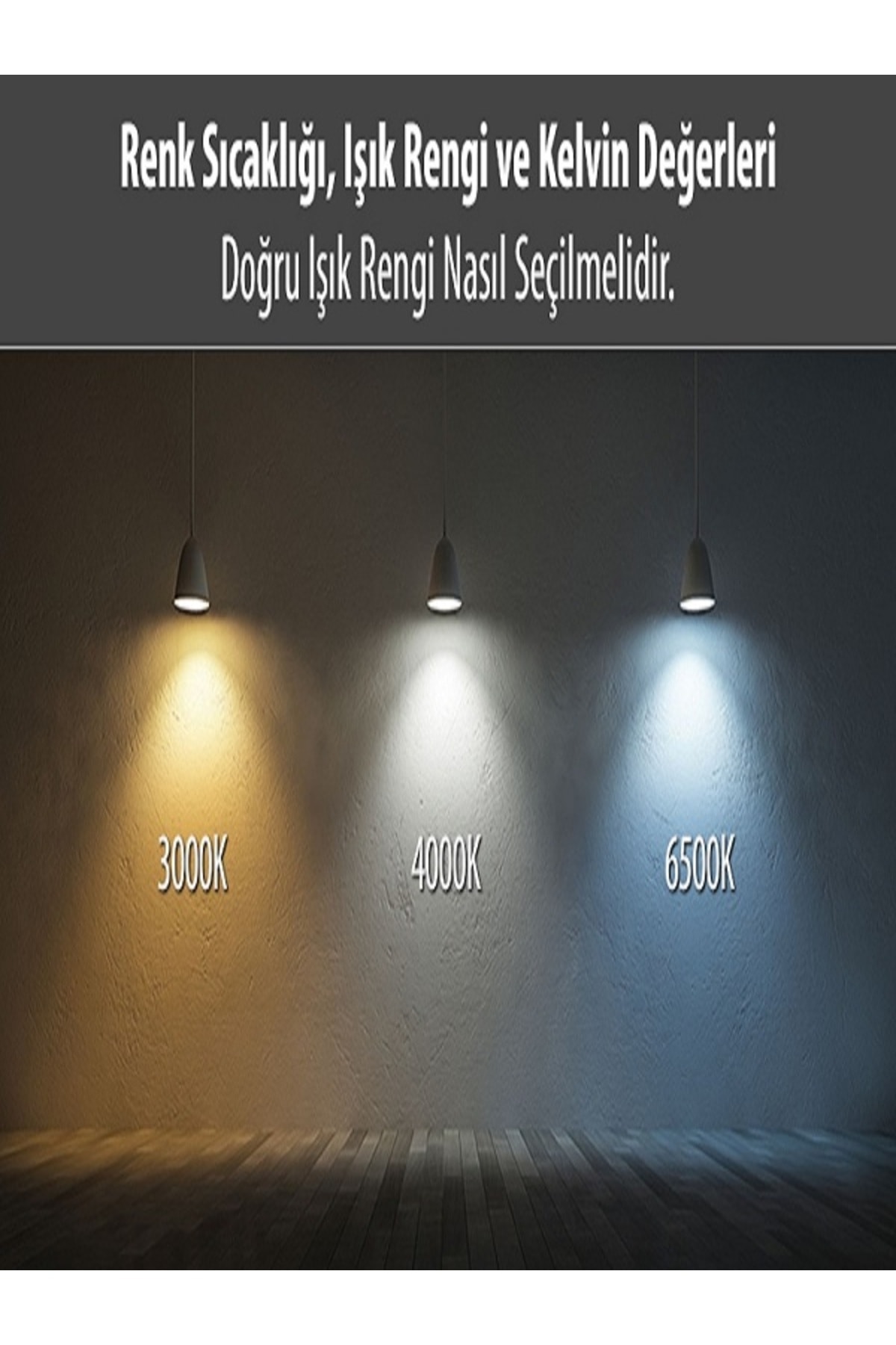 LED SPOT 50W GU10 Gün Işığı 4000K 12'li Paket