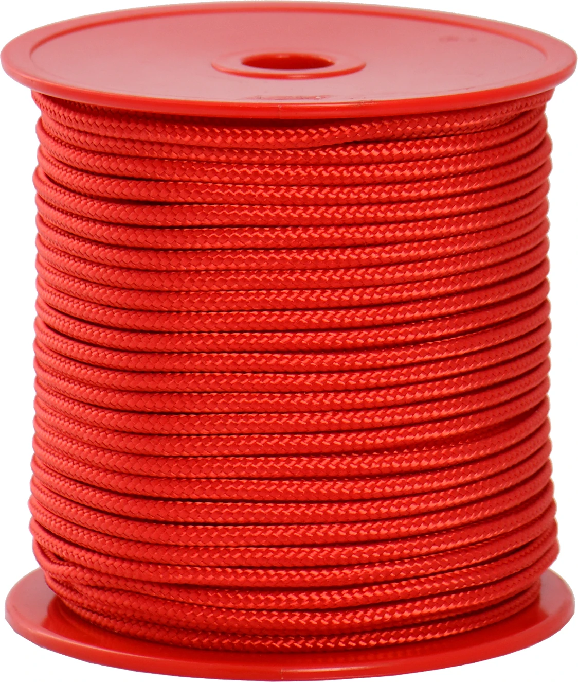 3,0 Mm Polyester Çok Amaçlı İp Halat - Kırmızı - 50 M. - Makaralı