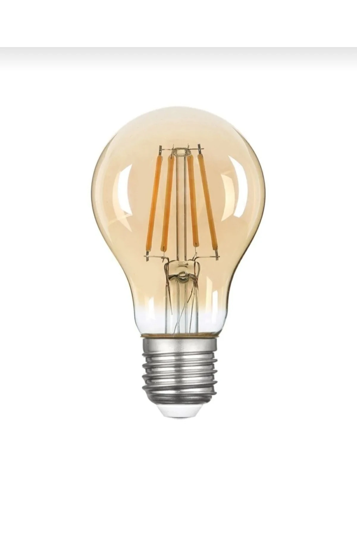 Rustik A60 Led Filament Ampul E27 Gün Işığı Aydınlatma Ampülü Led Ampül