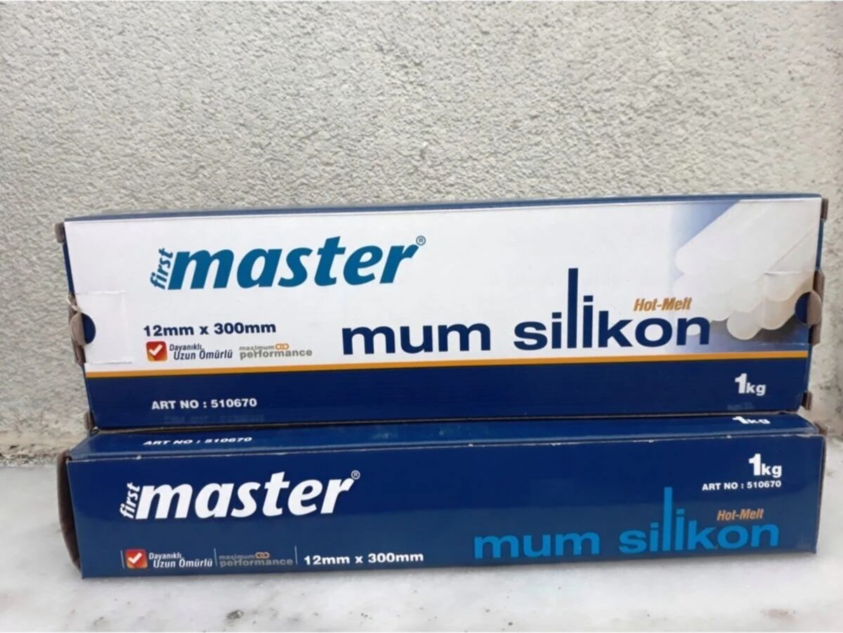 1. Kalite 12MM Sıcak Silikon Mum 1 Kilogram Kl Home