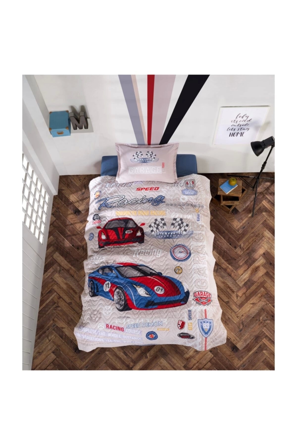 Genç Ranforce Tek Kisilik %100 Pamuk Complete Set Garage