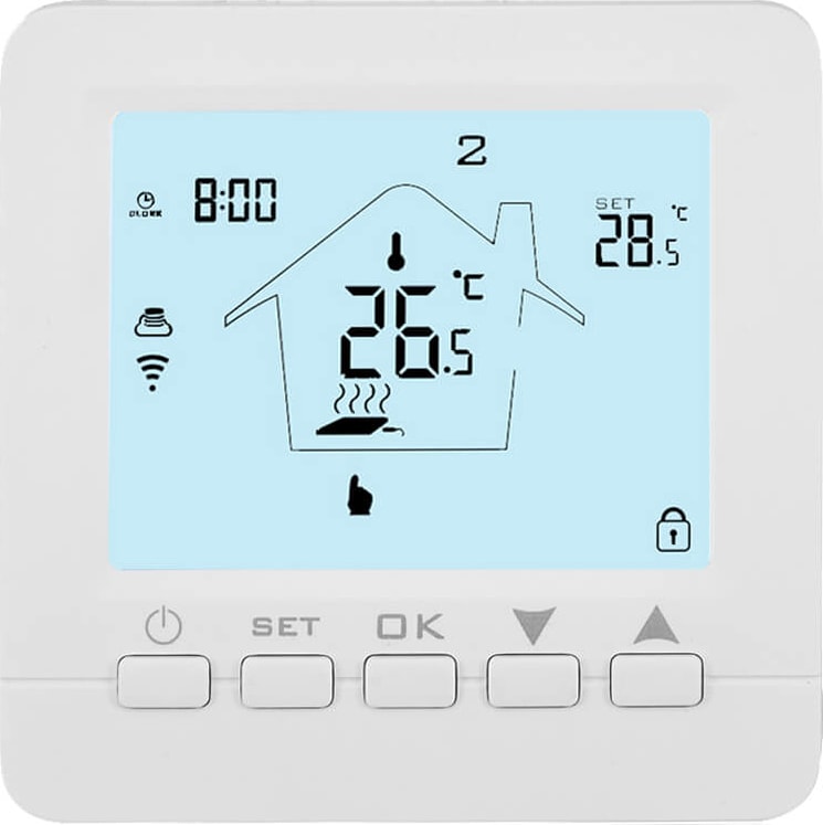 As880K Wifi Akıllı Uzaktan Kombi Kontrol Ünitesi (Kablolu) Tuya Uyumlu