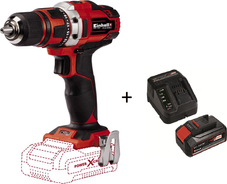 EİNHELL Te-Cd 18/40 Li (1x2.5 Ah Starter Kit ) Akülü Vidalama