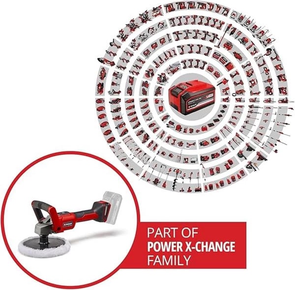 Akülü Polisaj / Zımpara Makinesi Ce-Cp 18/180 Li E-Solo Power X-Change (18V, Kömürsüz Motor