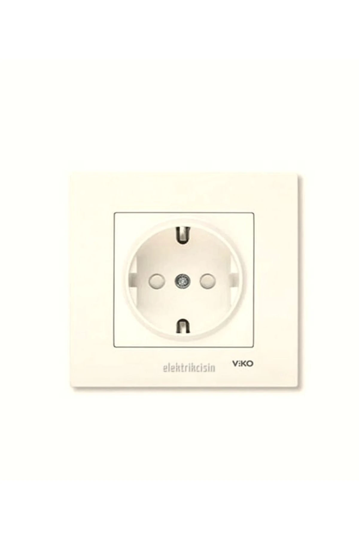 Karre Krem Çocuk Korumalı Topraklı Prizi (çerçeve Dahil) 10 Adet
