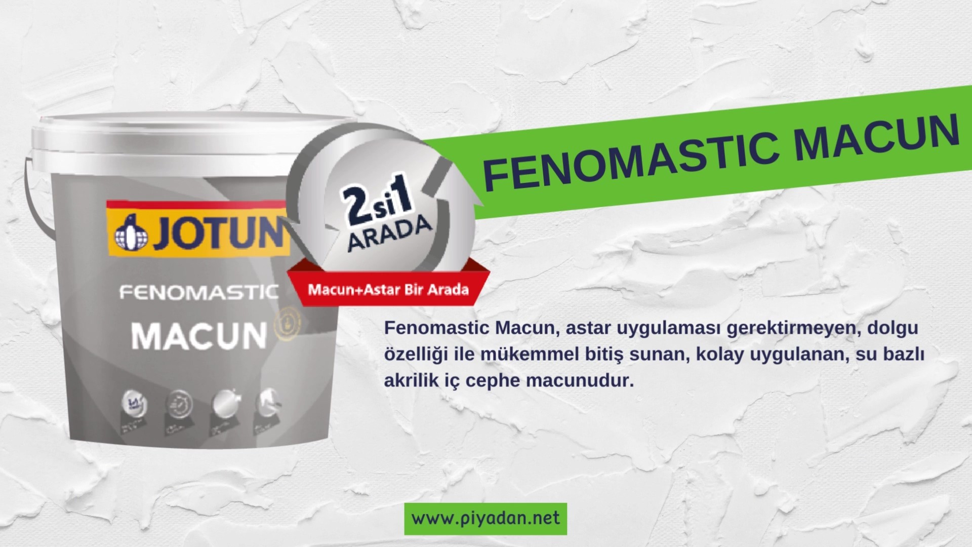Fenomastik Macun 25kg/kova