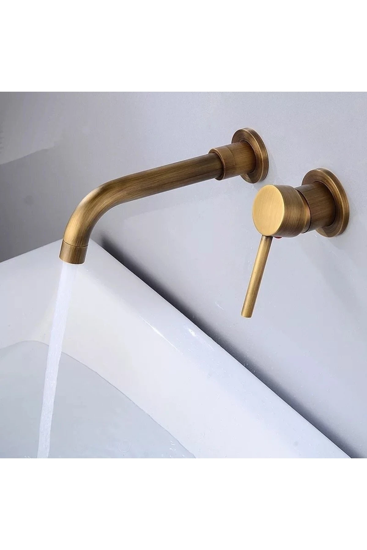 Duvardan Ankastre Lavabo Bataryası Antik Eskitme Kda101-a