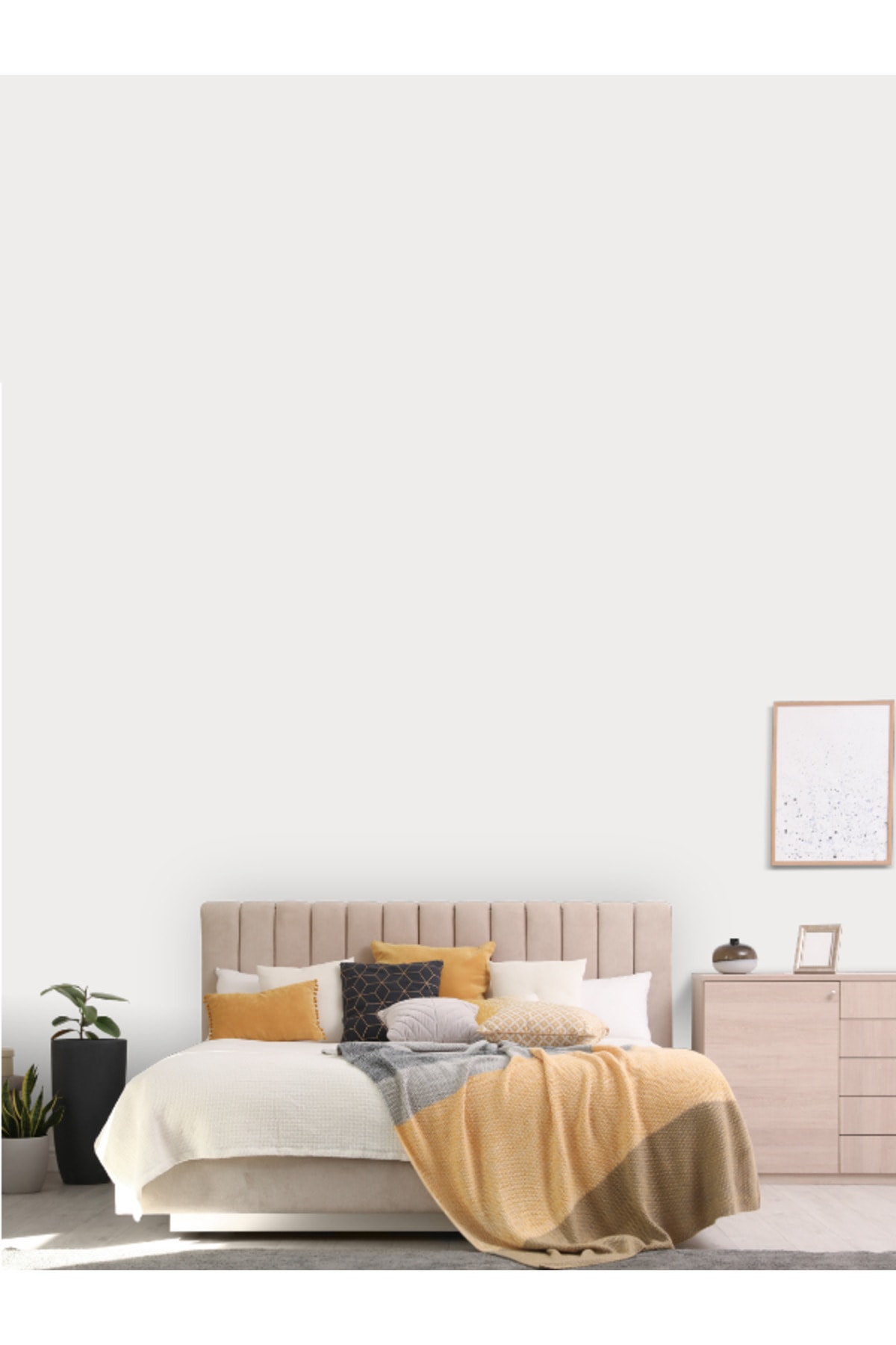 Dinamik Silikonlu Silinebilir Ipek Mat Iç Cephe Boyası ÖZEL RENK 1003 KUM BEYAZI 15 LT