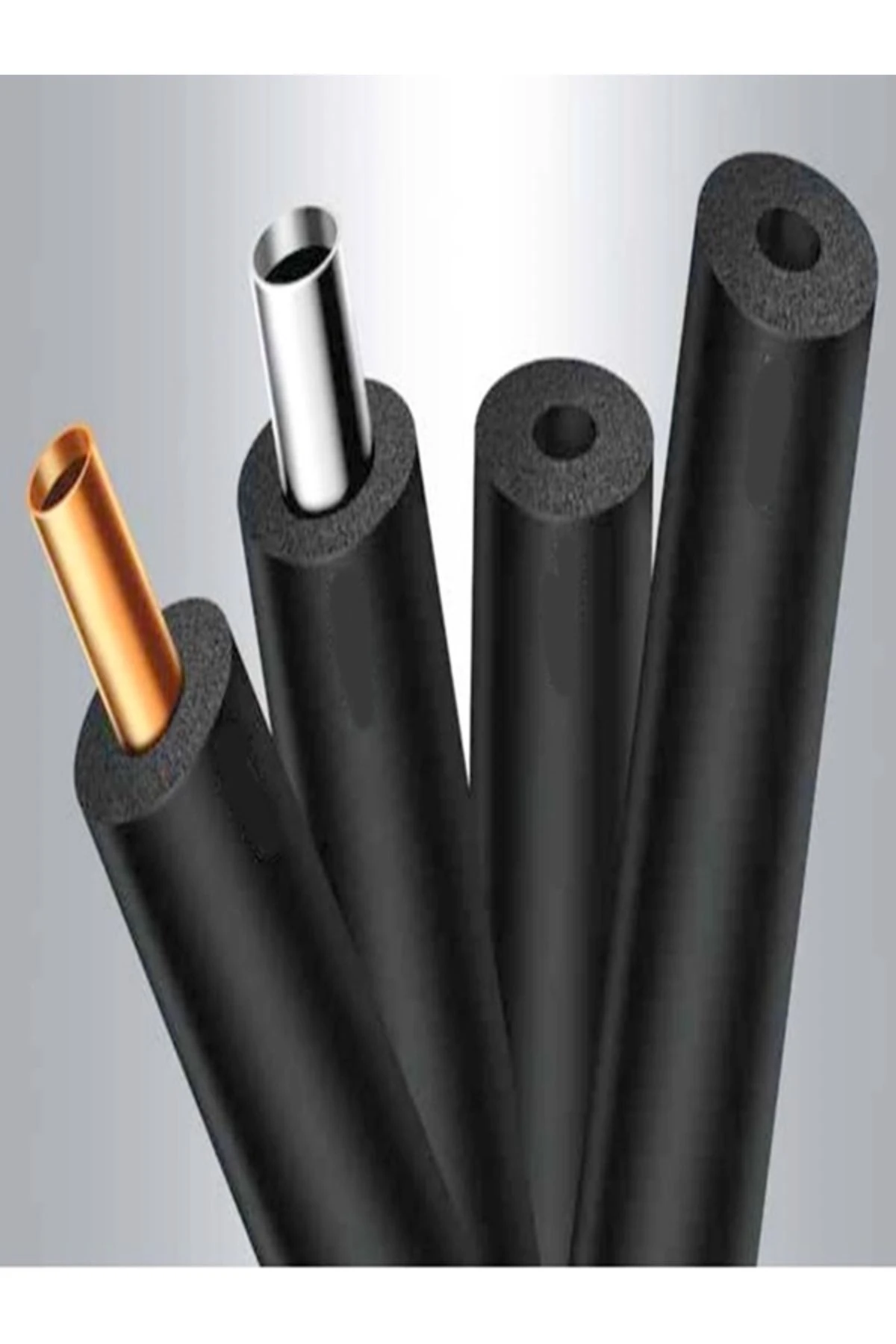 Kauçuk Boru İzolasyonu 1" İç Çap 35mm, 13mm Et Kalınlık, 2metre Boru Kılıfı