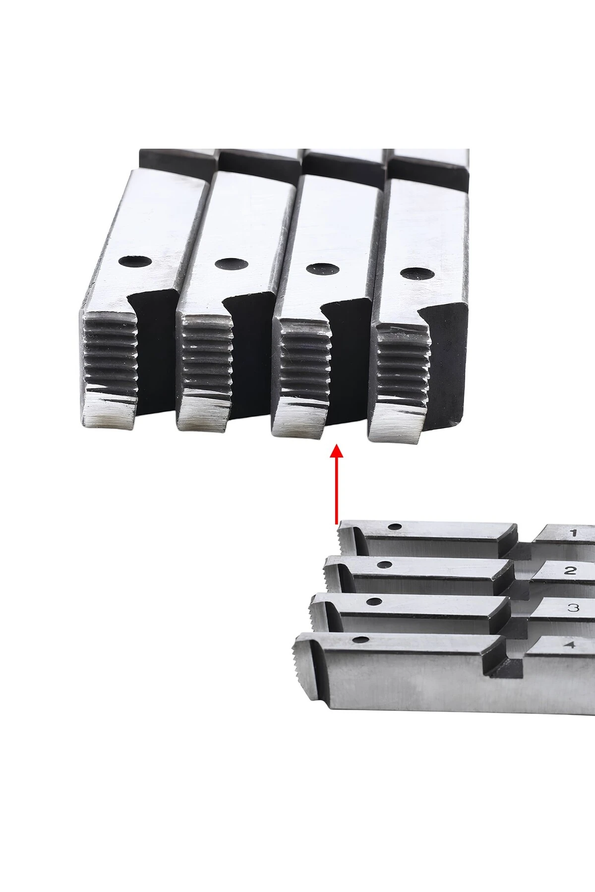 Metal Diş Açıcı  EX75011 EX75013 EX75015 Pafta Tarak Yedek Diş Açma Tarağı 1/2" - 3/4"