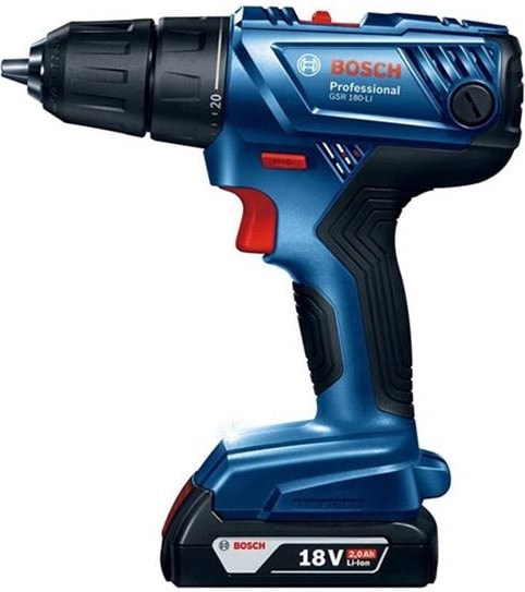 BOSCH Gsr 180-LI Akülü Vidalama Şarjlı Matkap + 25 Parça Vidalama