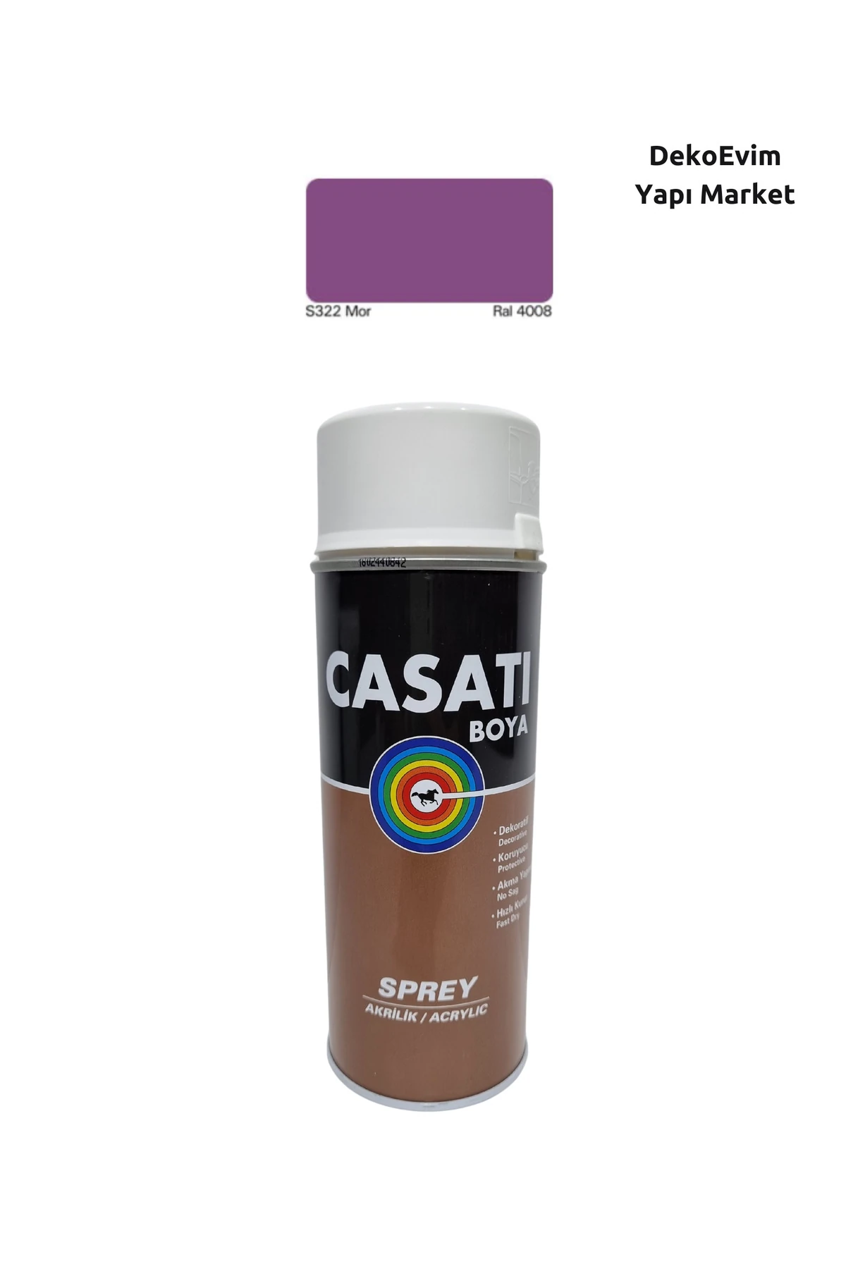 Sprey Boya S322 Mor 400 Ml.