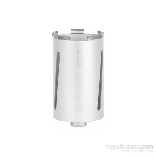- Elmas Kuru Karot Ucu G 1/2" - 92 Mm, 150 Mm, 5 Segmente, 7 Mm
