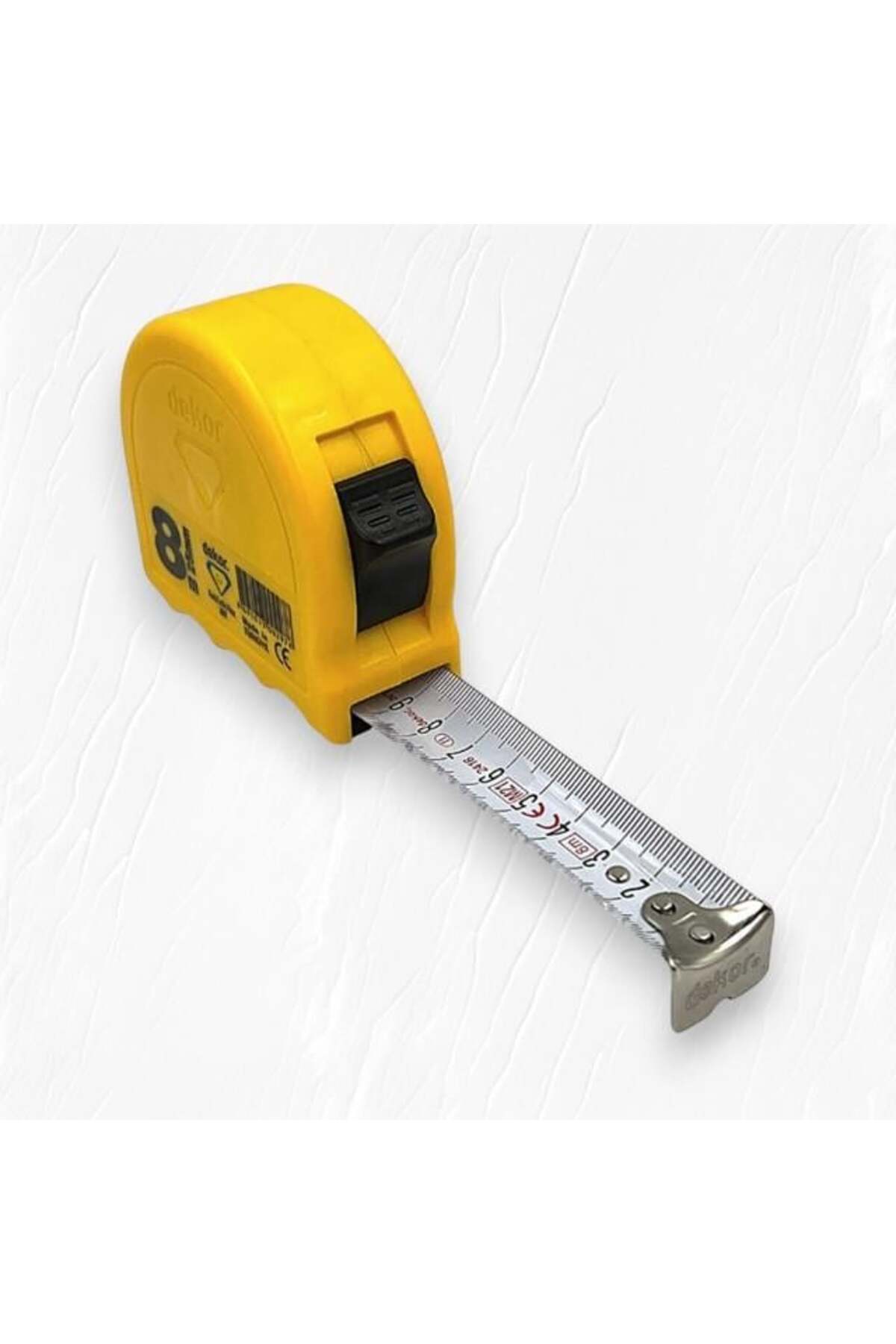 Şerit Metre 8mx25mm Şoka Dayanıklı Türk Malı 297