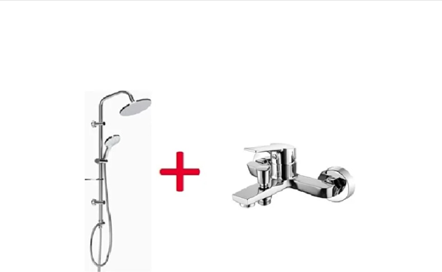 SH640 Ikili Duş Seti Takımı (Duş Sistemi + Luna Banyo Bataryası)