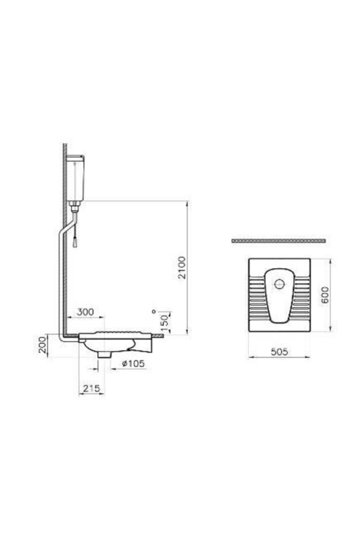 Arkıtekt Hela Taşı + Gömme Rezervuar +buton Set