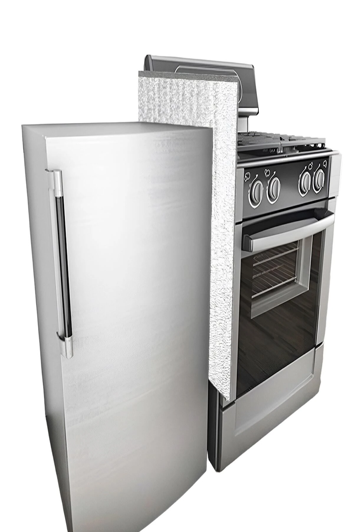 Kalorifer Petek Arkalığı Yalıtım Folyo Kaplı Yansıtıcı 6 Metre Duvar Izolasyonu Doğalgaz Tasarrufu