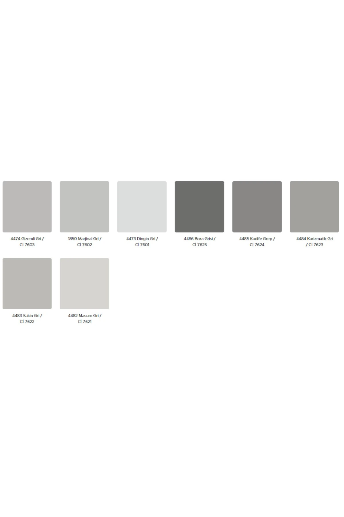 Tam Silinebilir Antibakteriyel Kir Tutmayan Küf Ve Mantar Önleyici Duvar Boyası - Gizemli Gri