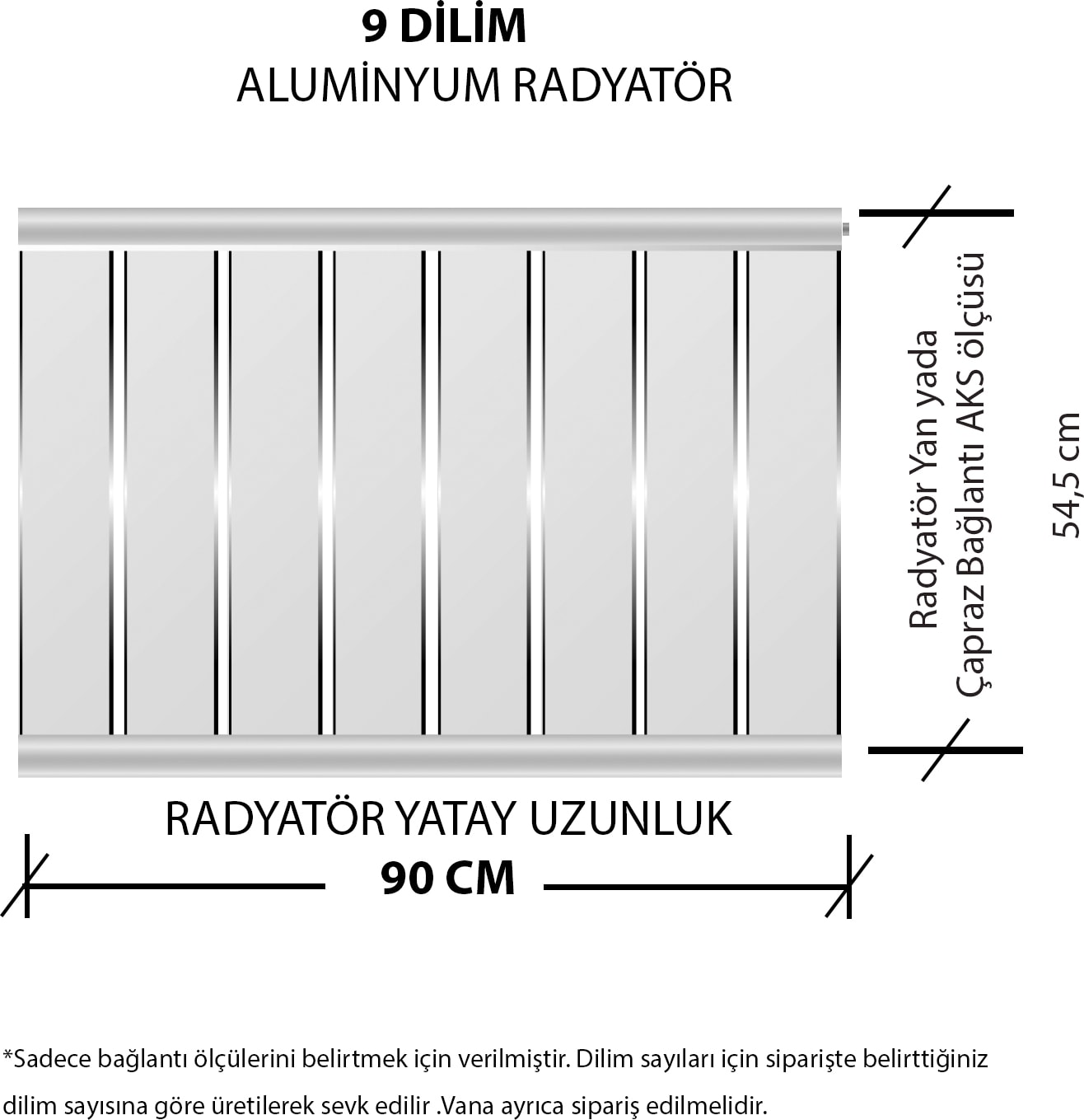 Aluminyum Panel Radyatör Ekol 600x900 Ral 7016 Antrasit Gri Texture