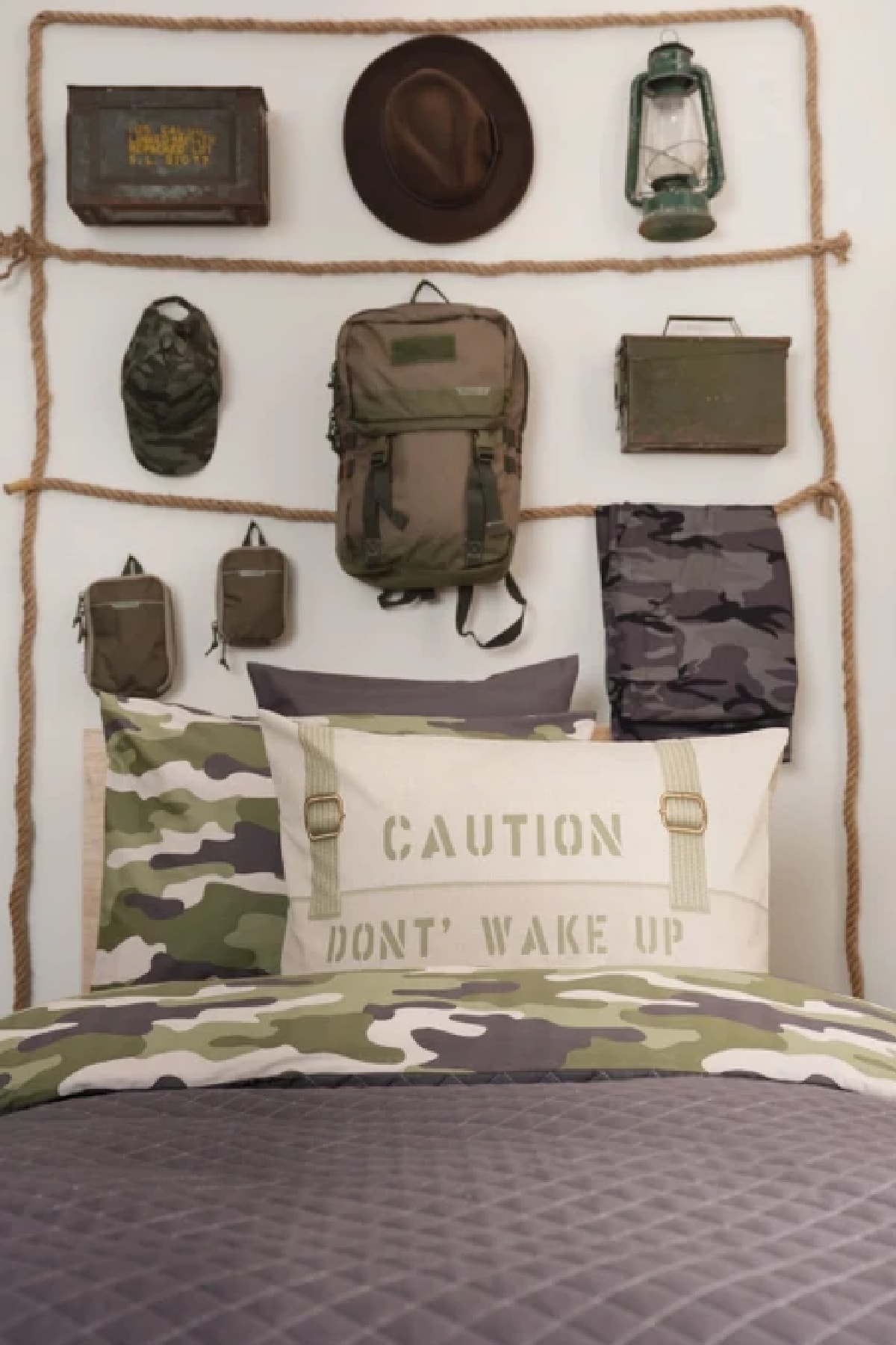 Camuflage %100 Pamuk Tek Kişilik Complete Takımı