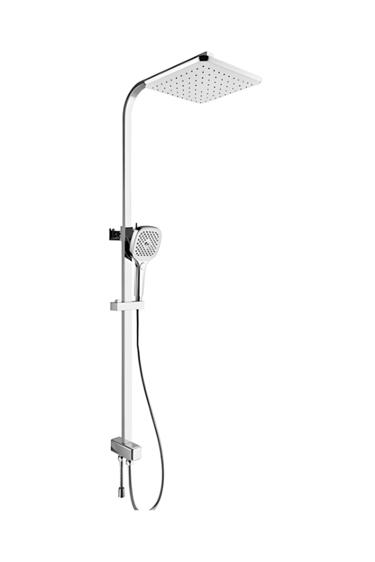 Rain Square Push Buton Kare Duş