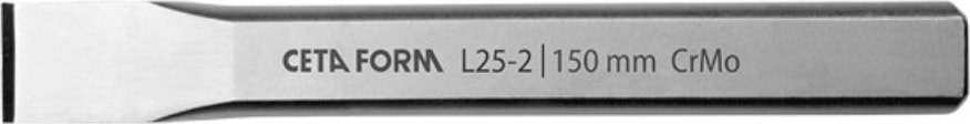Ceta Oluklu Yassı Keski 150 mm L25-150-2