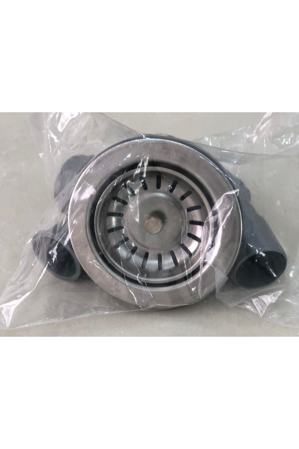 Siyah Grenli Granit Desen Kaplamalı Sağ Damlalıklı 43.5 X 76cm Ölçülerinde Paslanmaz Evye