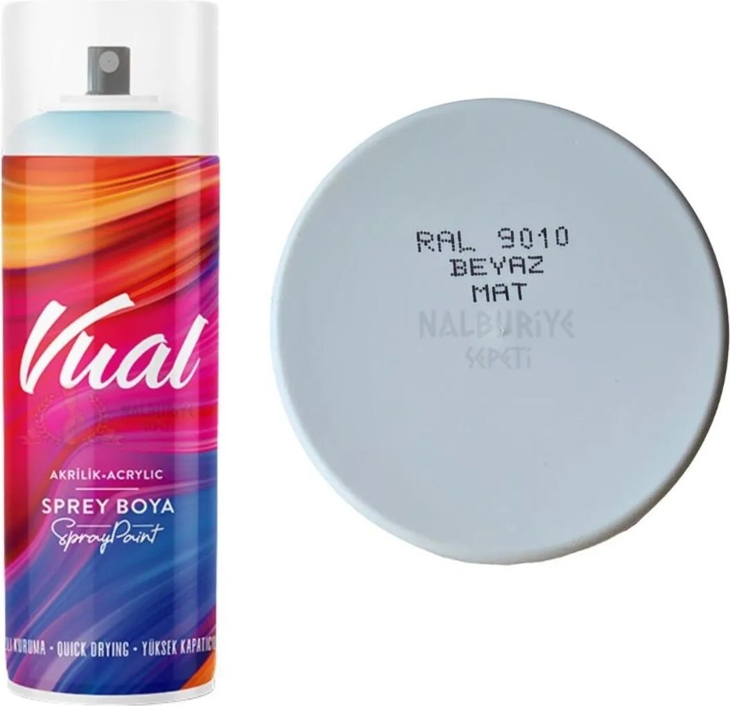 Vual Sprey Boya 400 ml Mat Beyaz 9010