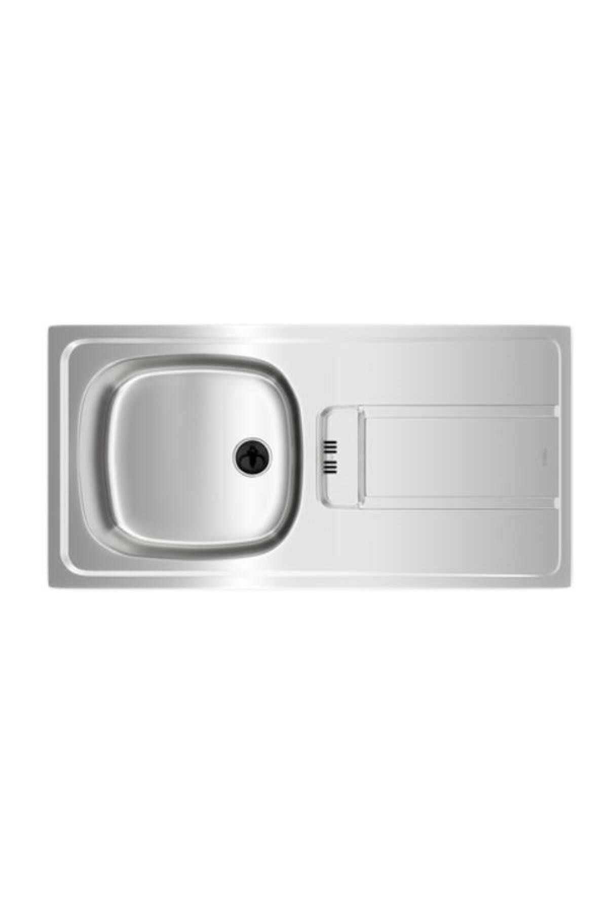 Gravity 45 Paslanmaz Çelik Tek Gözlü Sağ Damlalıklı Eviye (.115120042)