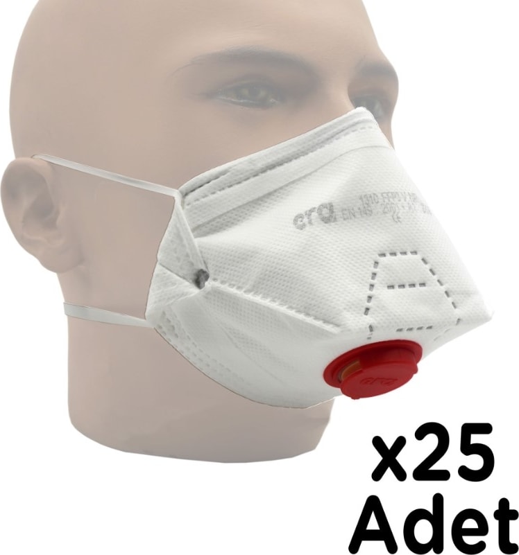 1310 Ffp3 V Nr D Ventilli Toz Maskesi 25'li