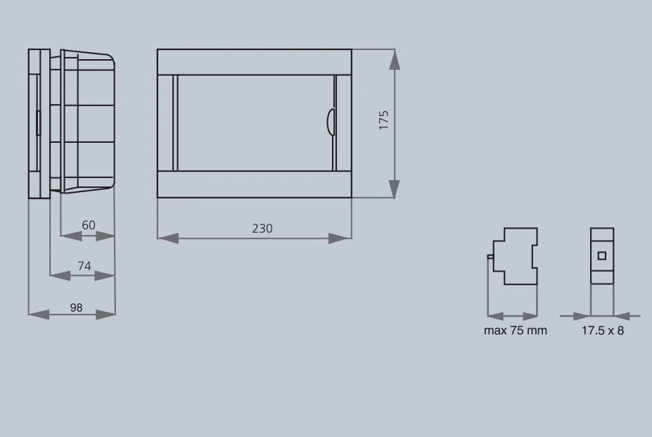 Sıvaaltı Sigorta Kutusu 8'li