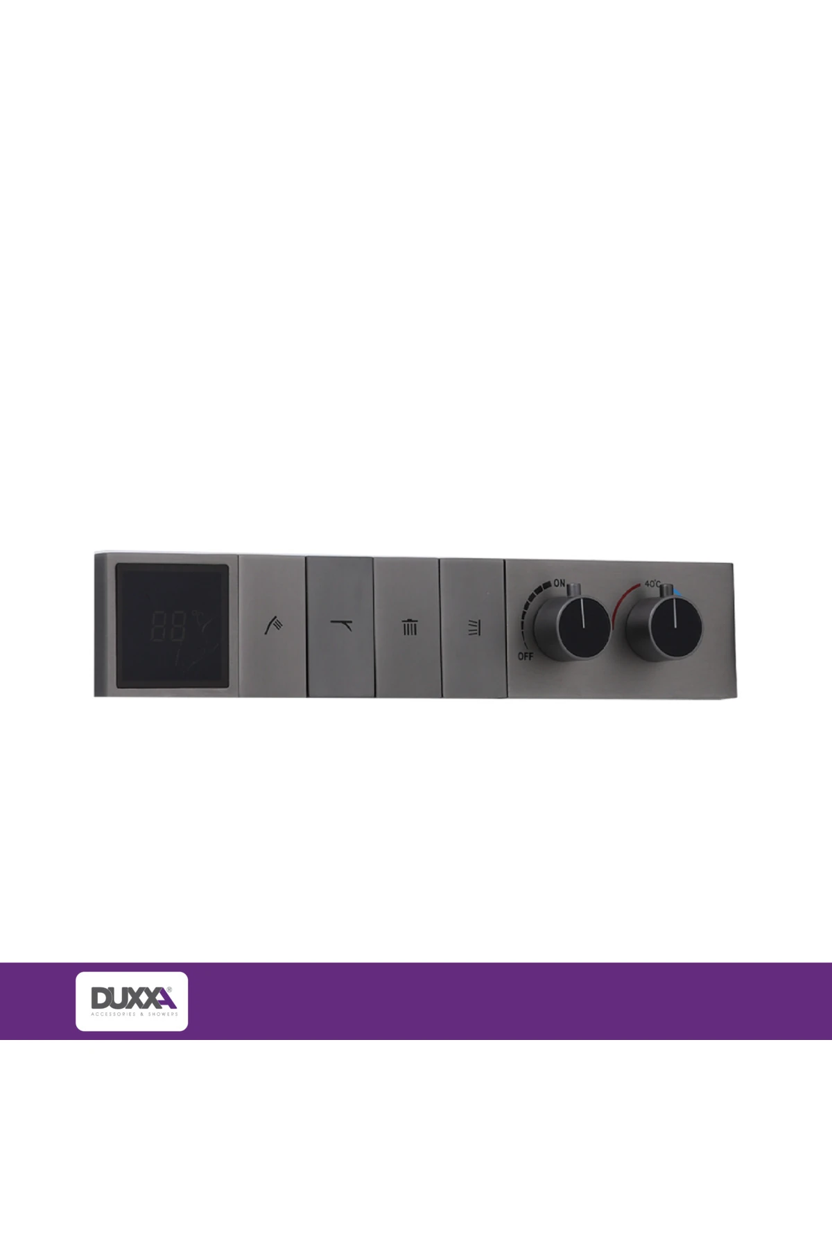 Royal Ankastre Duş Ve Termostatik Batarya Seti Gun Gray D.059