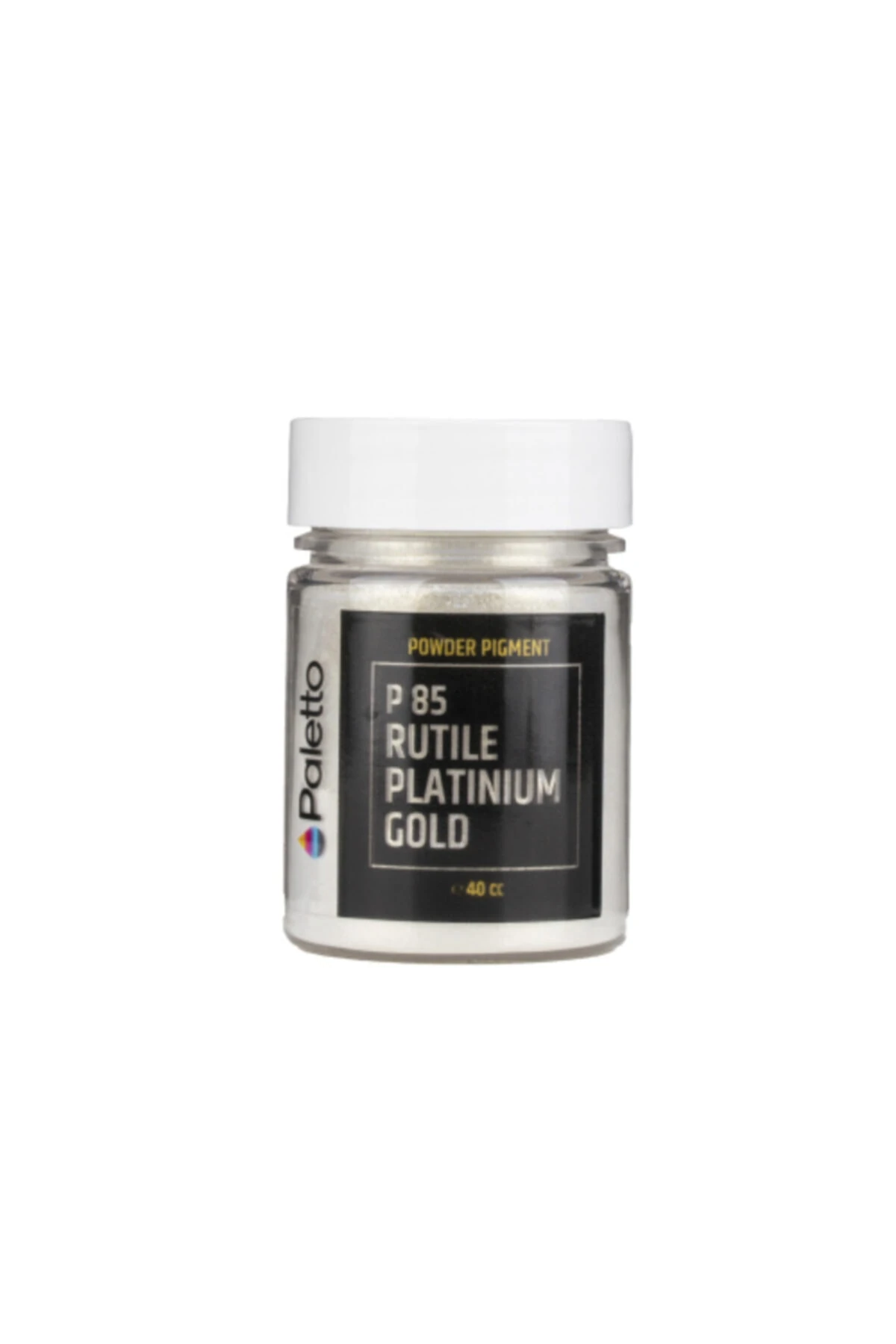 Paletto P85 Platinyum Altın Inci Sedef Toz Pigment Epoksi Boya 40cc
