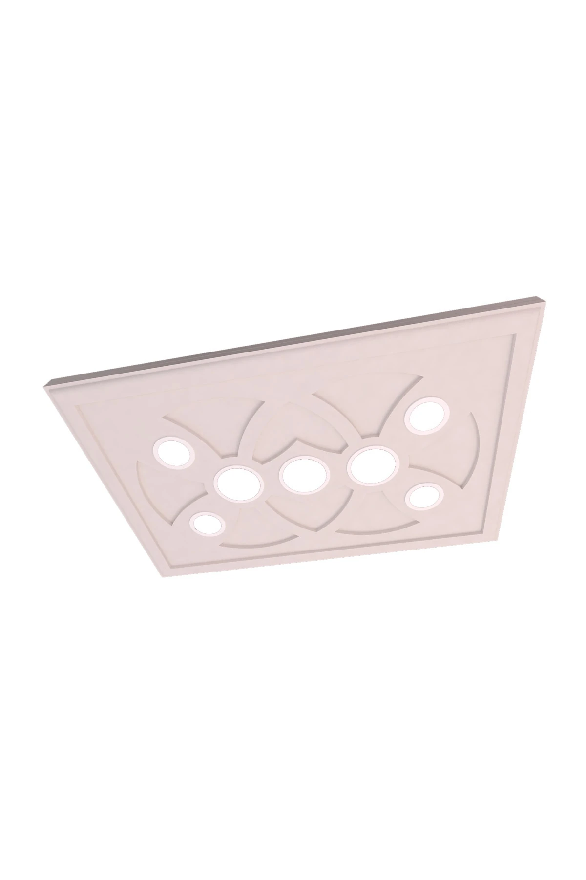 Motifpiyer spotlu gizli ışıklı tavan göbeği sgt-23-7 90X60X4.5cm