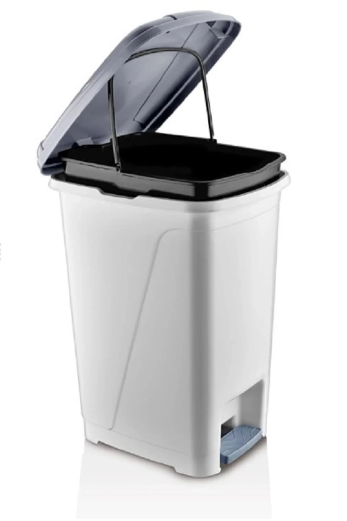 VİOLET 25 Litre Iç Kovalı Slim Pedallı Çöp Kovası Antrasit renk