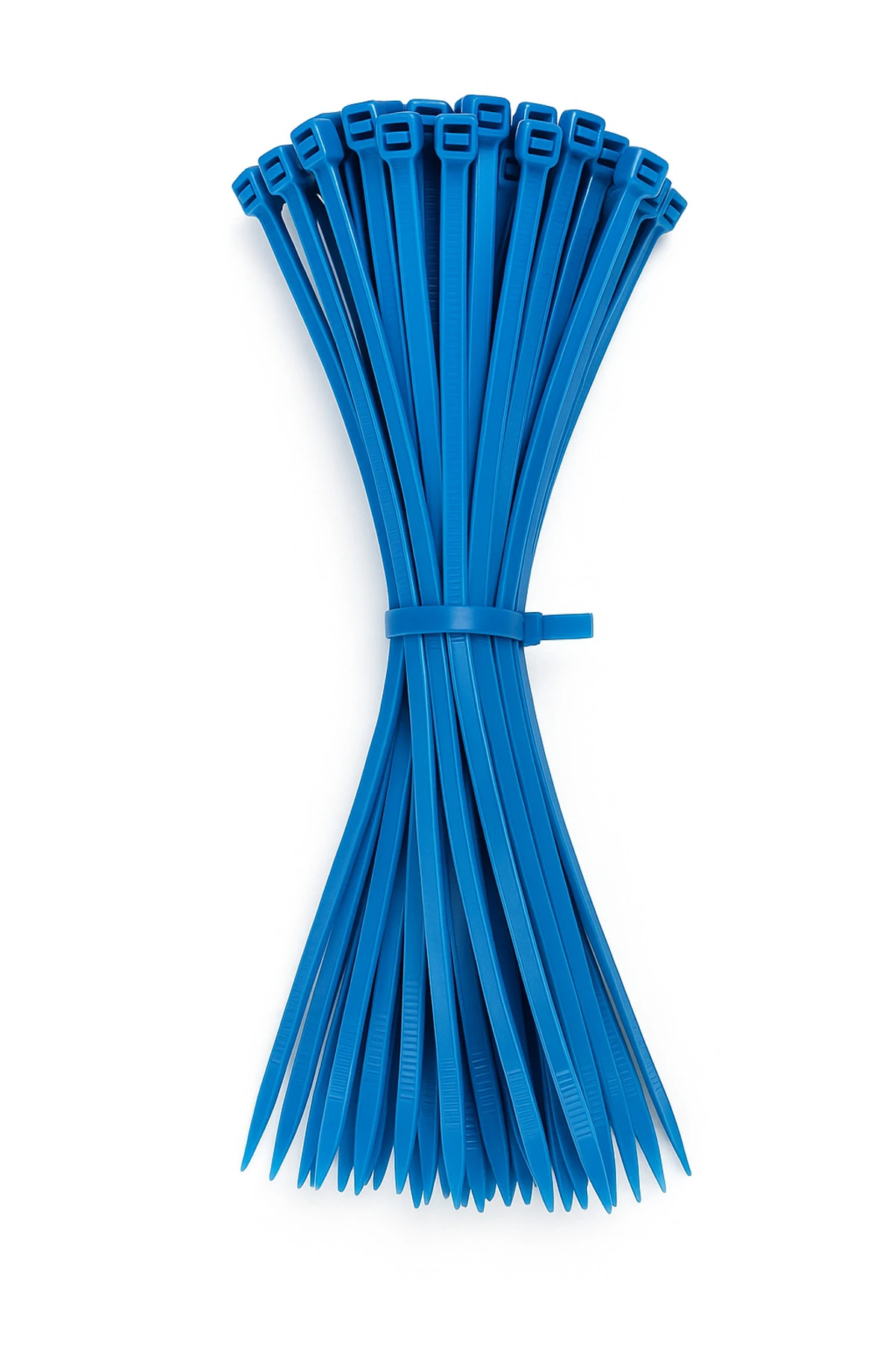 Kablo Bağı Klips (Plastik ) – 200x4,8 mm – Mavi – 100’lü Paket