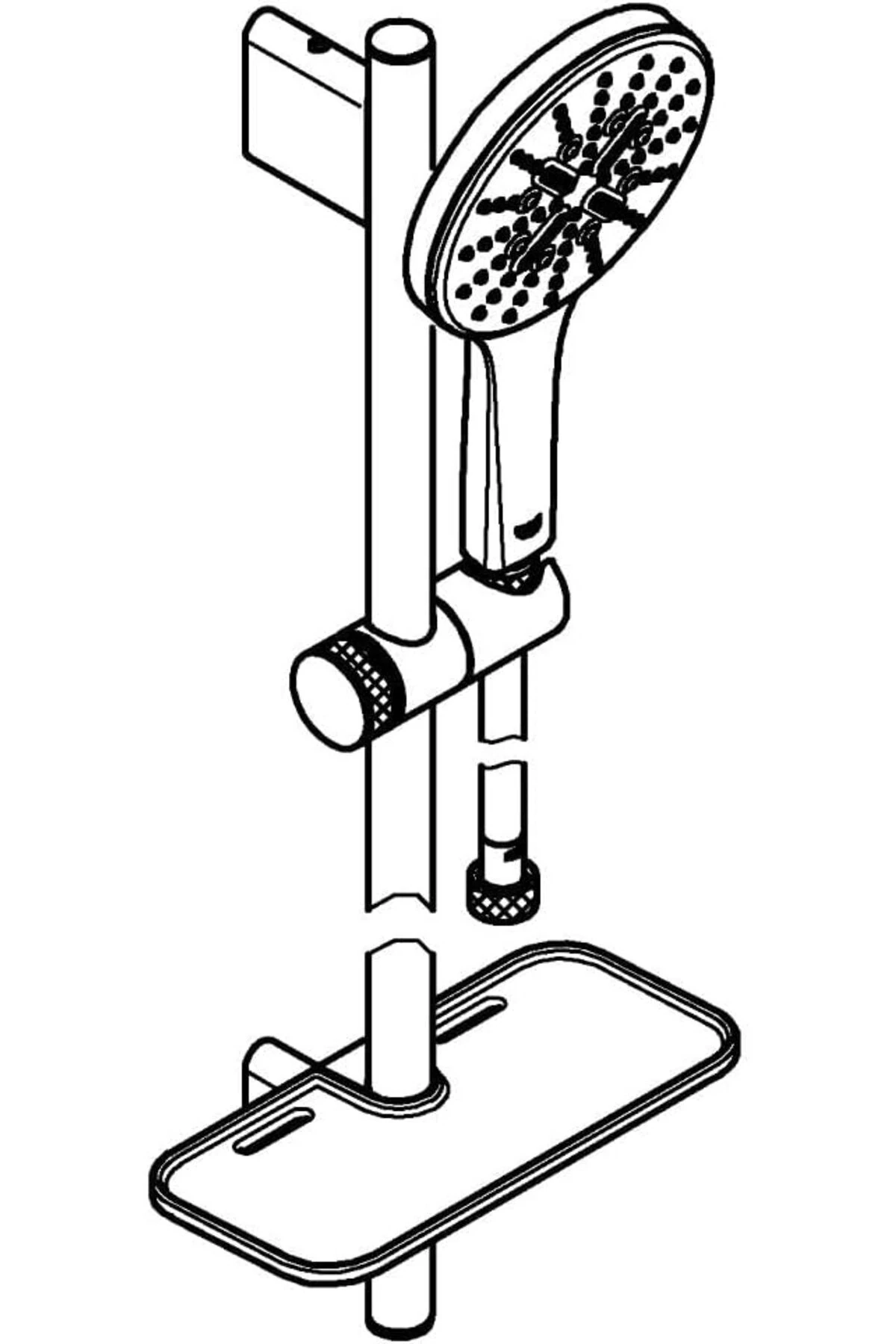 Duş Seti 3 Akışlı Smartactive Krom - 26575000