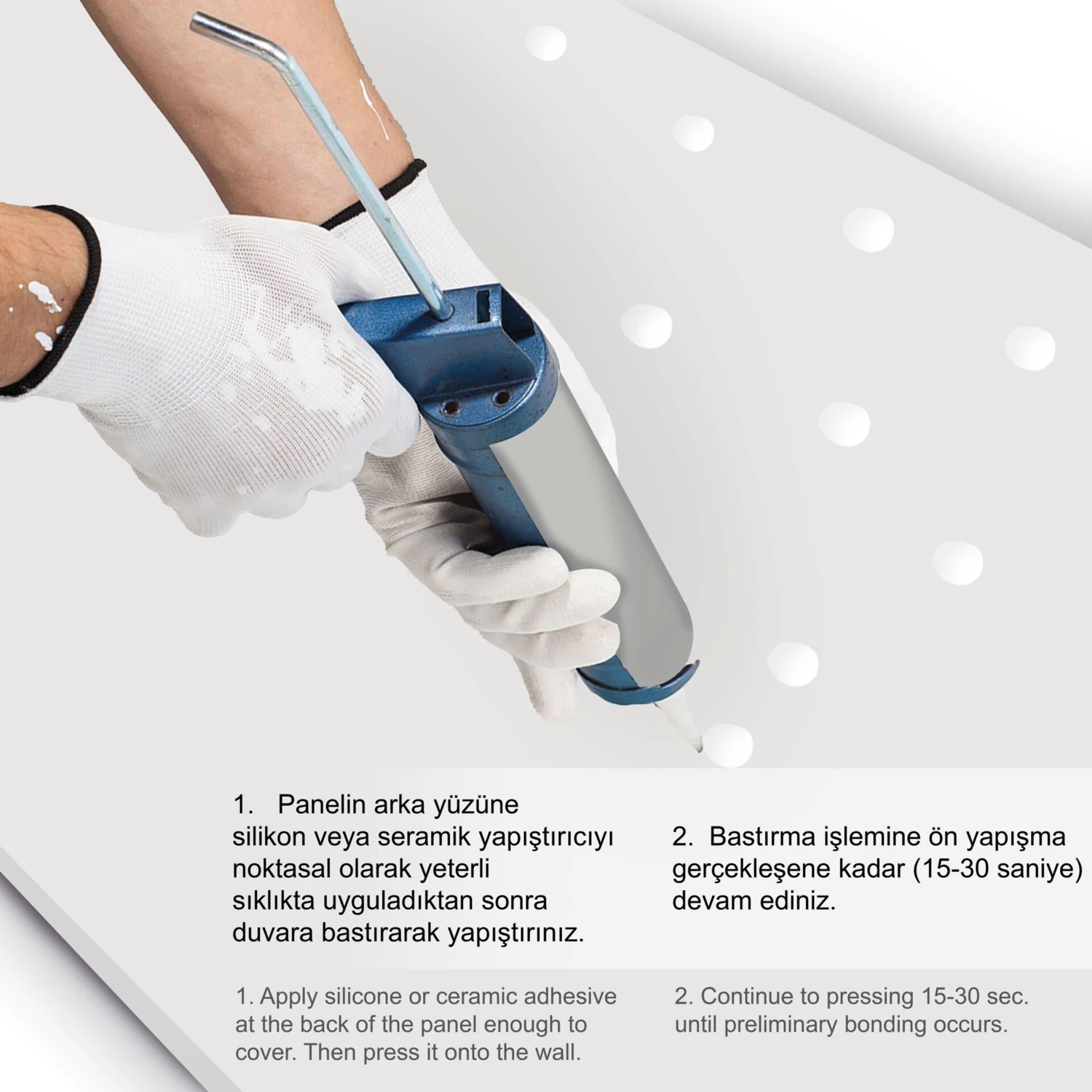 3D Duvar Paneli Boyanabilir Dekota 60X120 cm / Modern Desenli 7'li Paket-5 M²