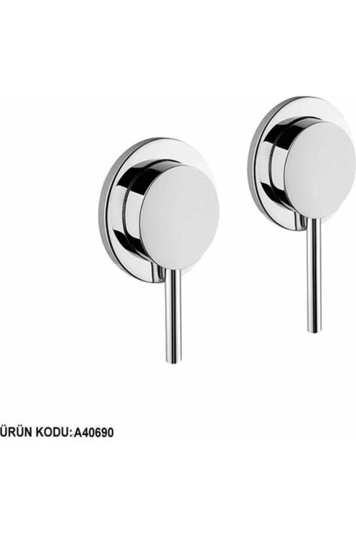 A40690- Pure Ankanstre Banyo Bataryası - Krom