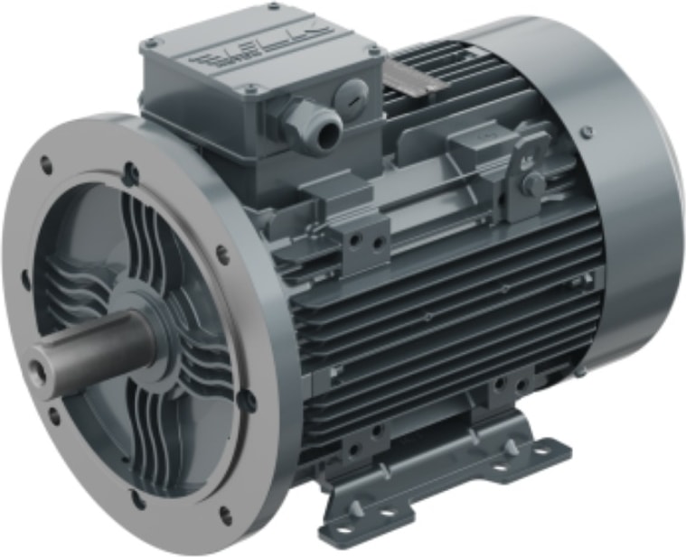Omega Motor 4 Kw, 3000 Devir, B35 Ayaklı Flanşlı