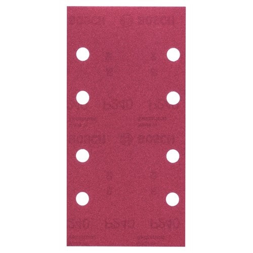 BOSCH - Titreşimli Zımpara Kağıdı 10'Lu, 93 X 185 Mm 240 Kum 8 Delik