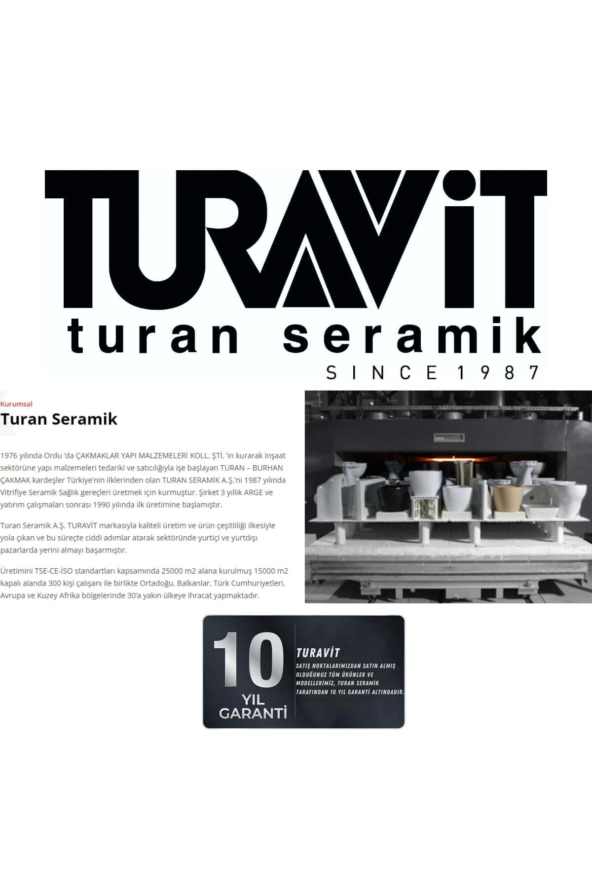 Turavit Plaza Beyaz Kanallı Asma Klozet PLZ1710, Nkp Yavaş Kapak