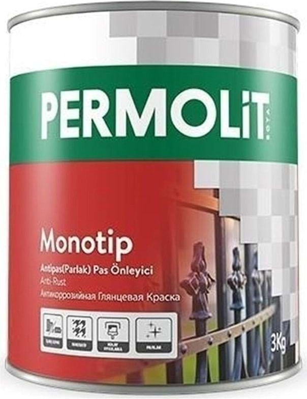 Monotip Antipas Parlak Antrasit 2.5lt