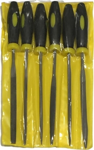 5' Li Eğe Seti  Marka Yüksek Kalite Üçken Kare Oval Set